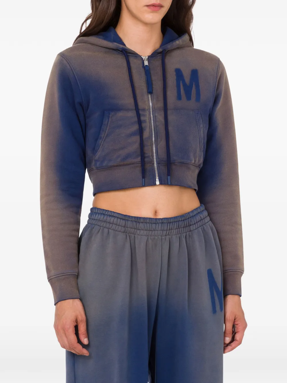 zip-up long-sleeve Hoodie