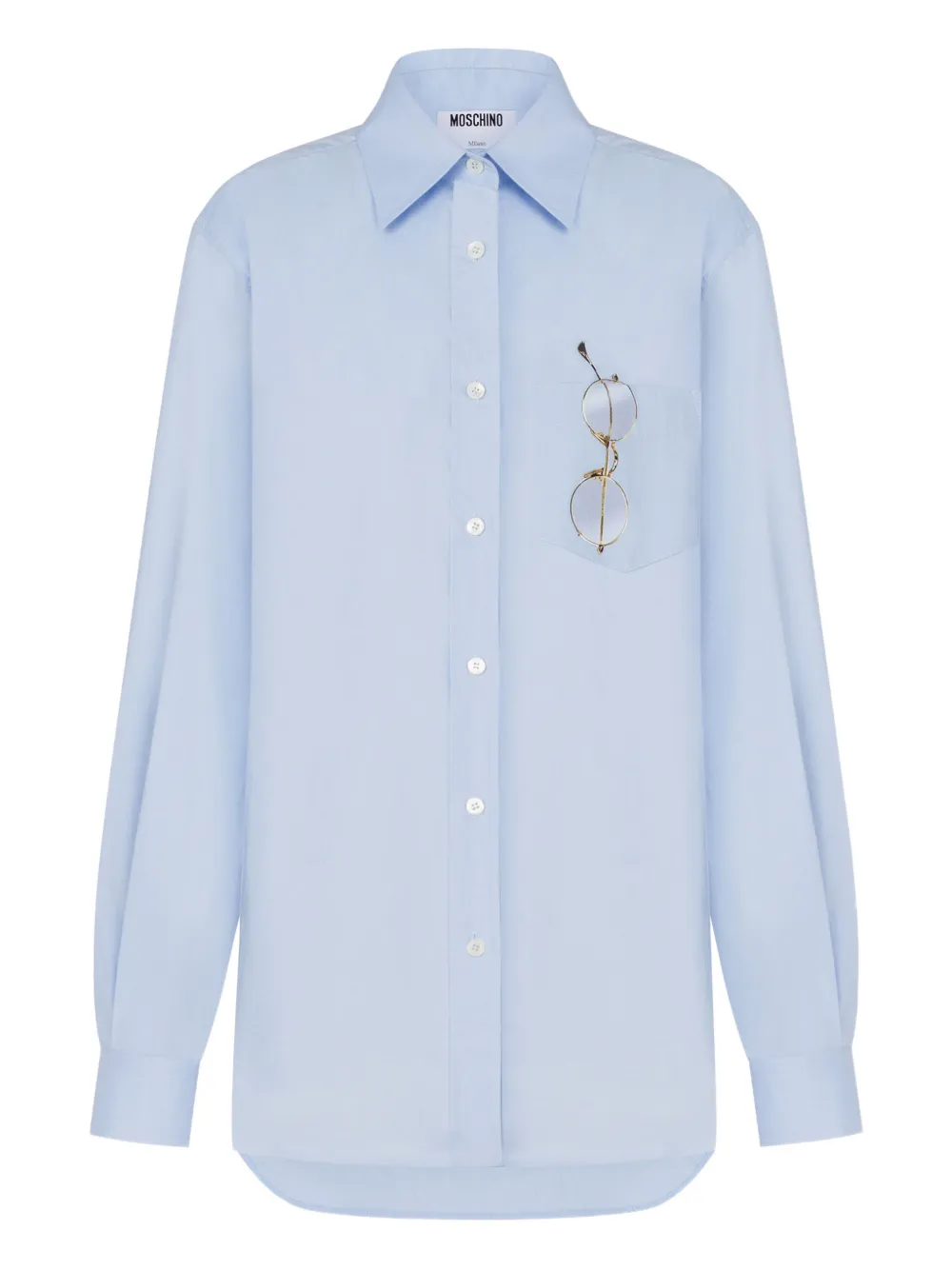 Moschino long-sleeves shirt - Blu