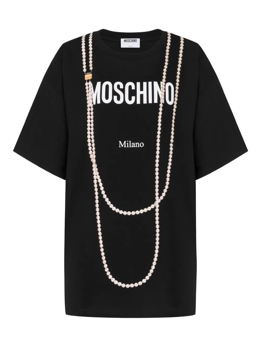 Moschino logo-print T-shirt - Nero