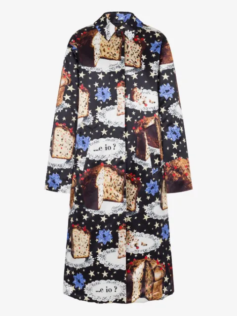 Moschino abrigo con estrellas estampadas
