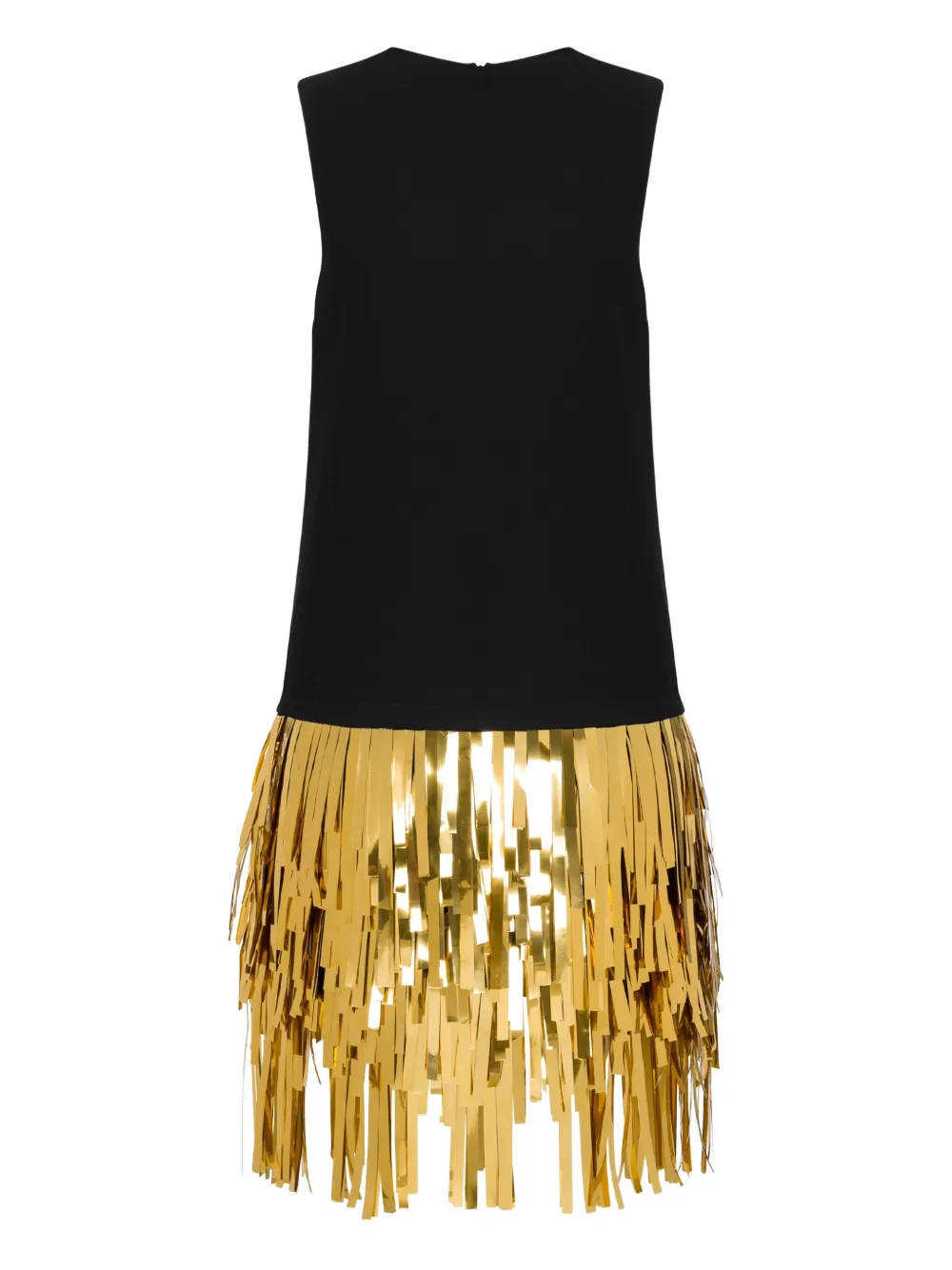 Moschino fringed mini dress - Nero