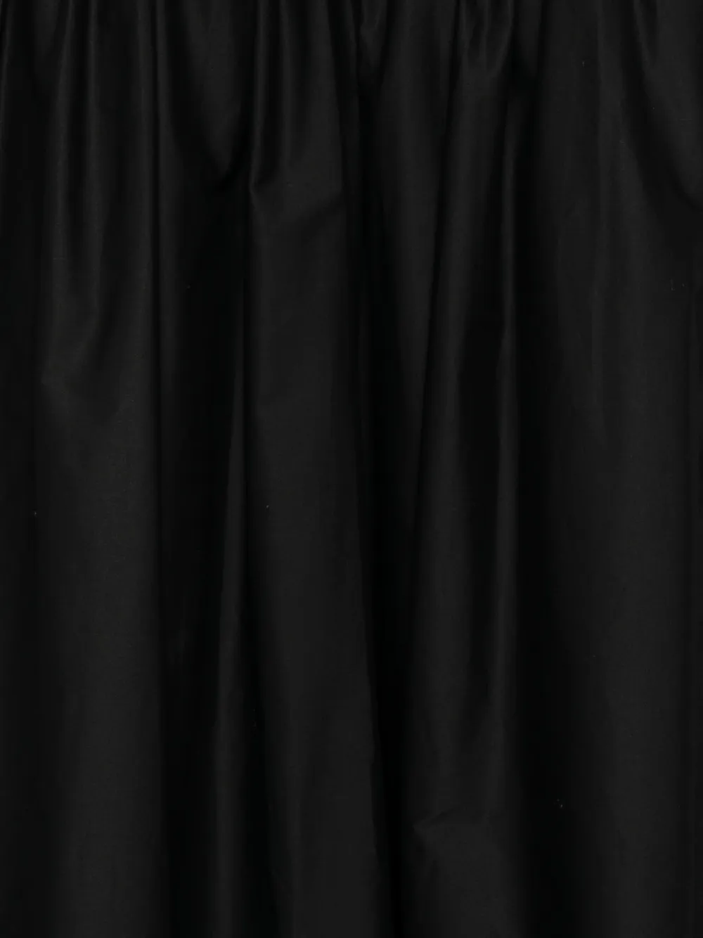 Self-portrait Shirred-panel Maxi Skirt In Black