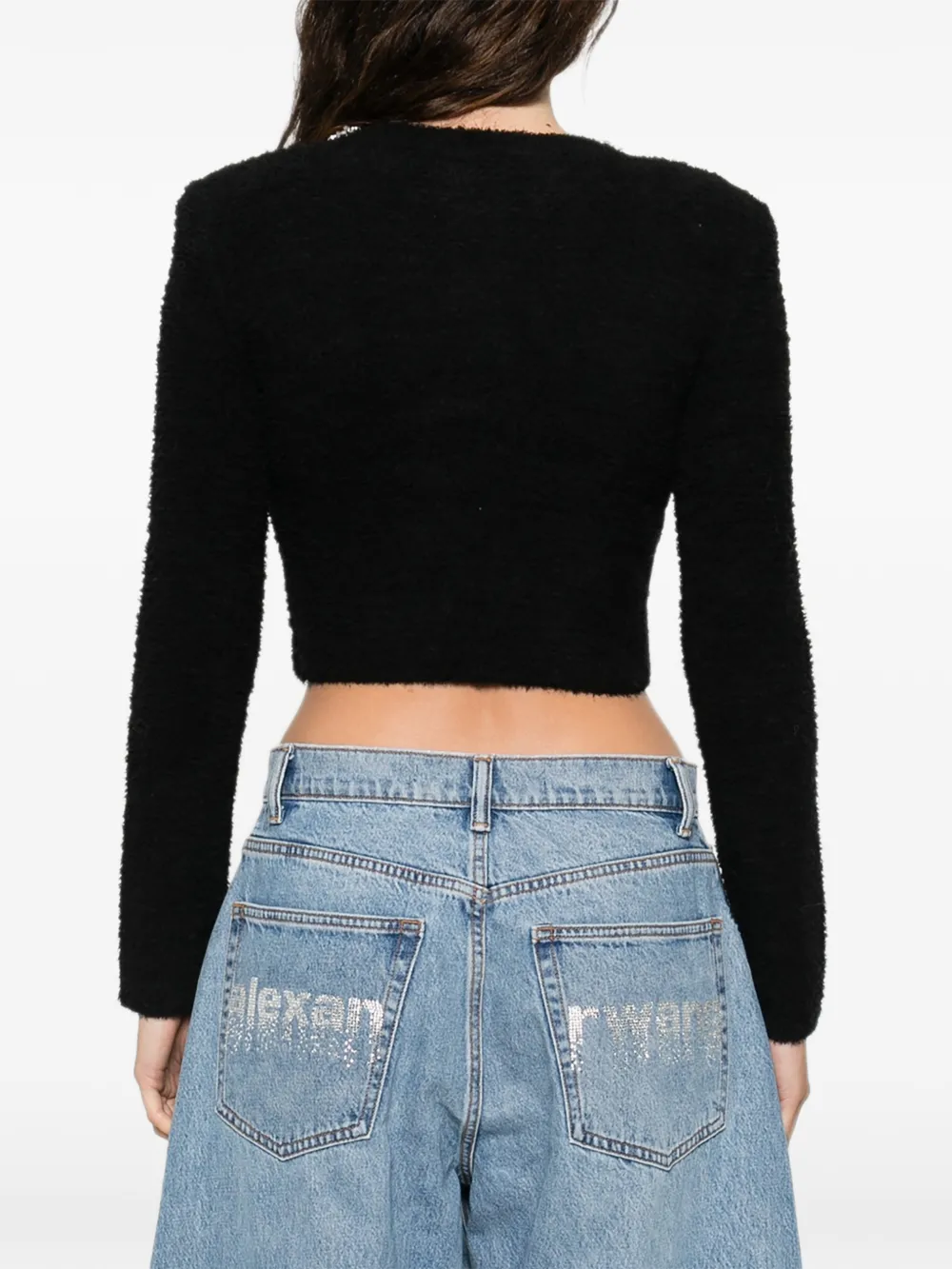 Embellished-Button Jacket