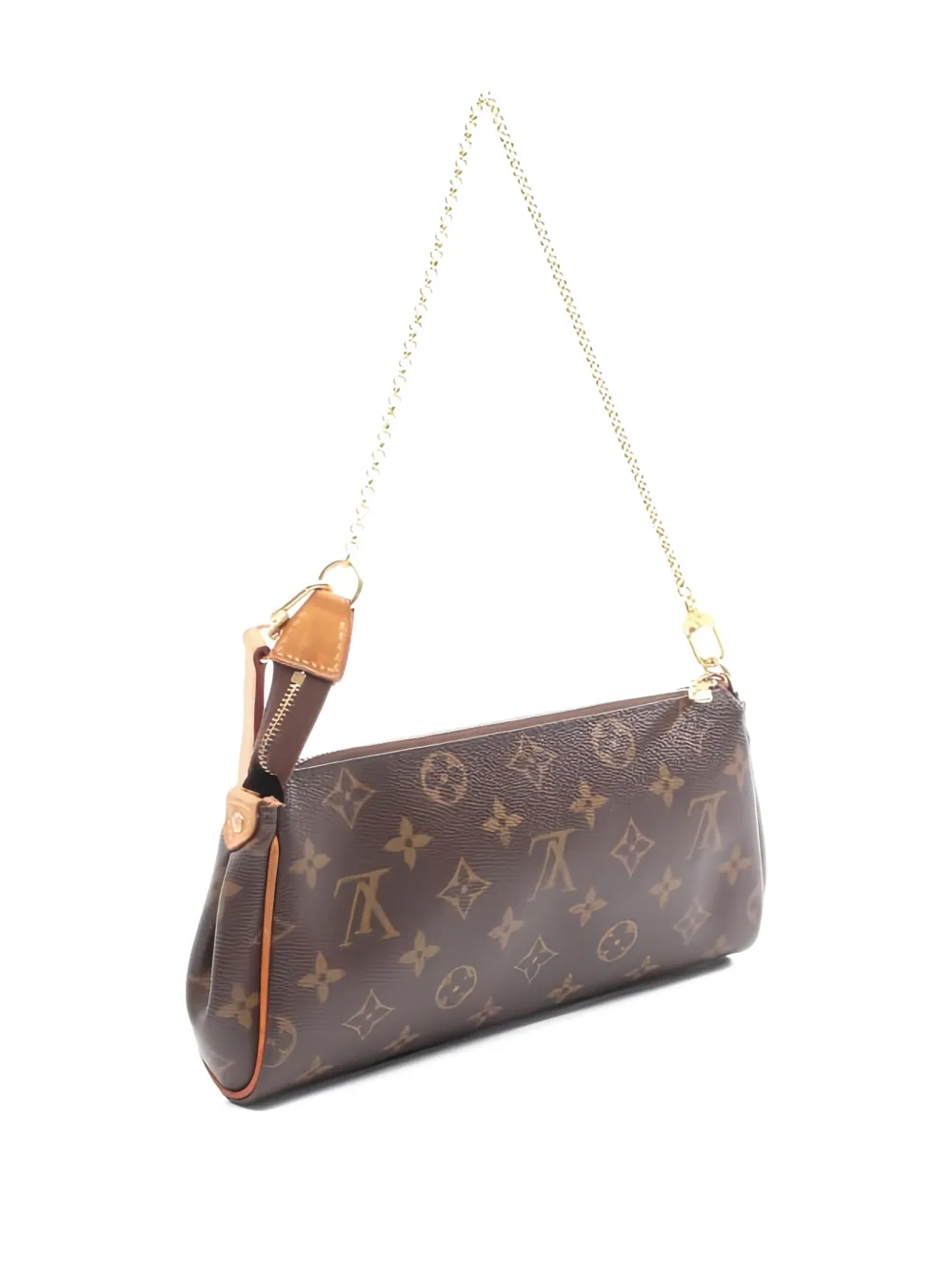 Pre-owned Louis Vuitton Eva Monogram-pattern Shoulder Bag In Brown