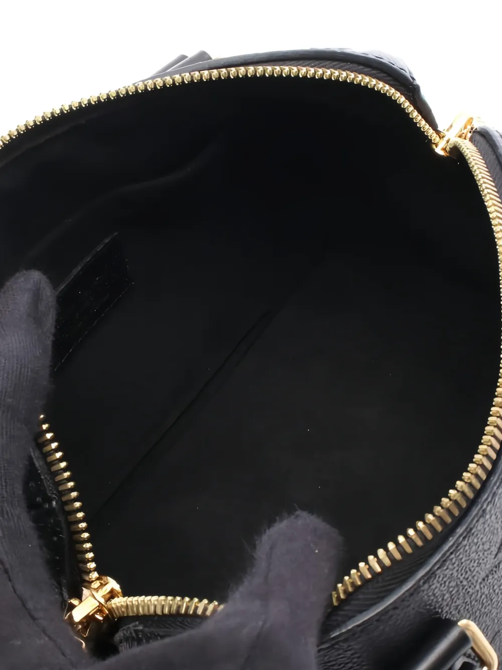 LOUIS VUITTON Pre-owned Speedy Bandouliere 20 Monogram Cross Body Bag In Black