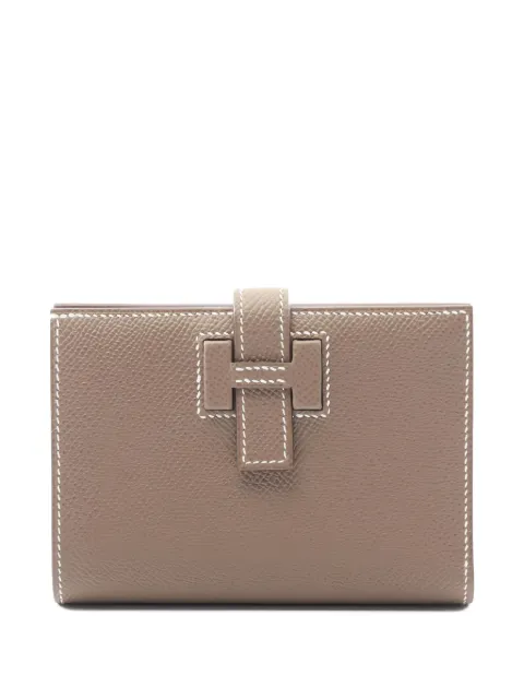 Hermès Pre-Owned 2025 H Passant Bi-Fold topstitching Wallet