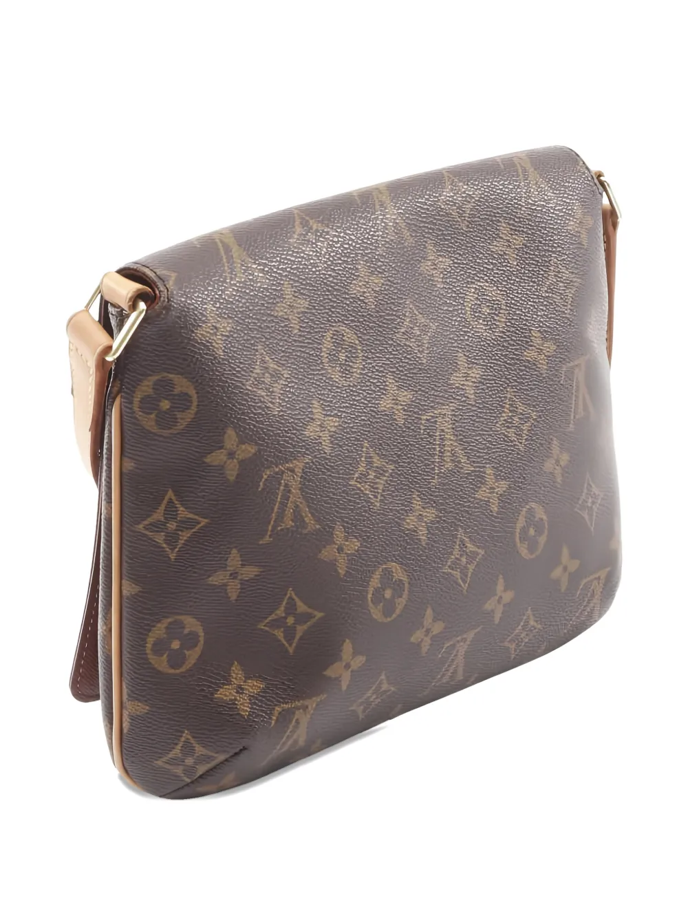 Pre-owned Louis Vuitton Musette Tango Monogram Short Strap Shoulder Bag In Brown