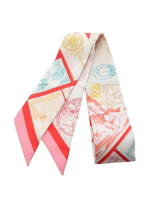 Hermès Pre-Owned 2020s Le Philateliste Du Faubourg Twilly scarf