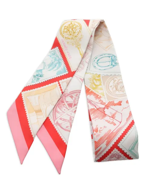 Hermès Pre-Owned 2020s Le Philateliste Du Faubourg Twilly scarf