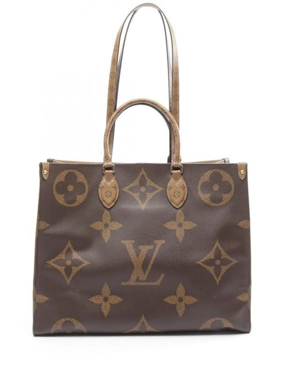 Louis Vuitton Pre-Owned On-The-Go GM reverse-monogram shoulder bag - Marrone
