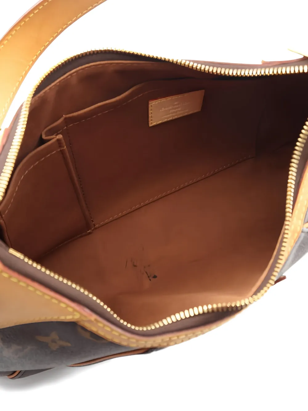 Pre-owned Louis Vuitton Thames Pm Monogram-pattern Shoulder Bag In Brown