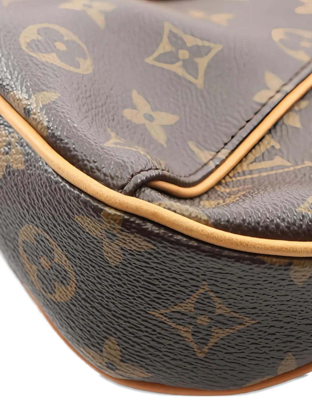 Pre-owned Louis Vuitton Thames Pm Monogram-pattern Shoulder Bag In Brown