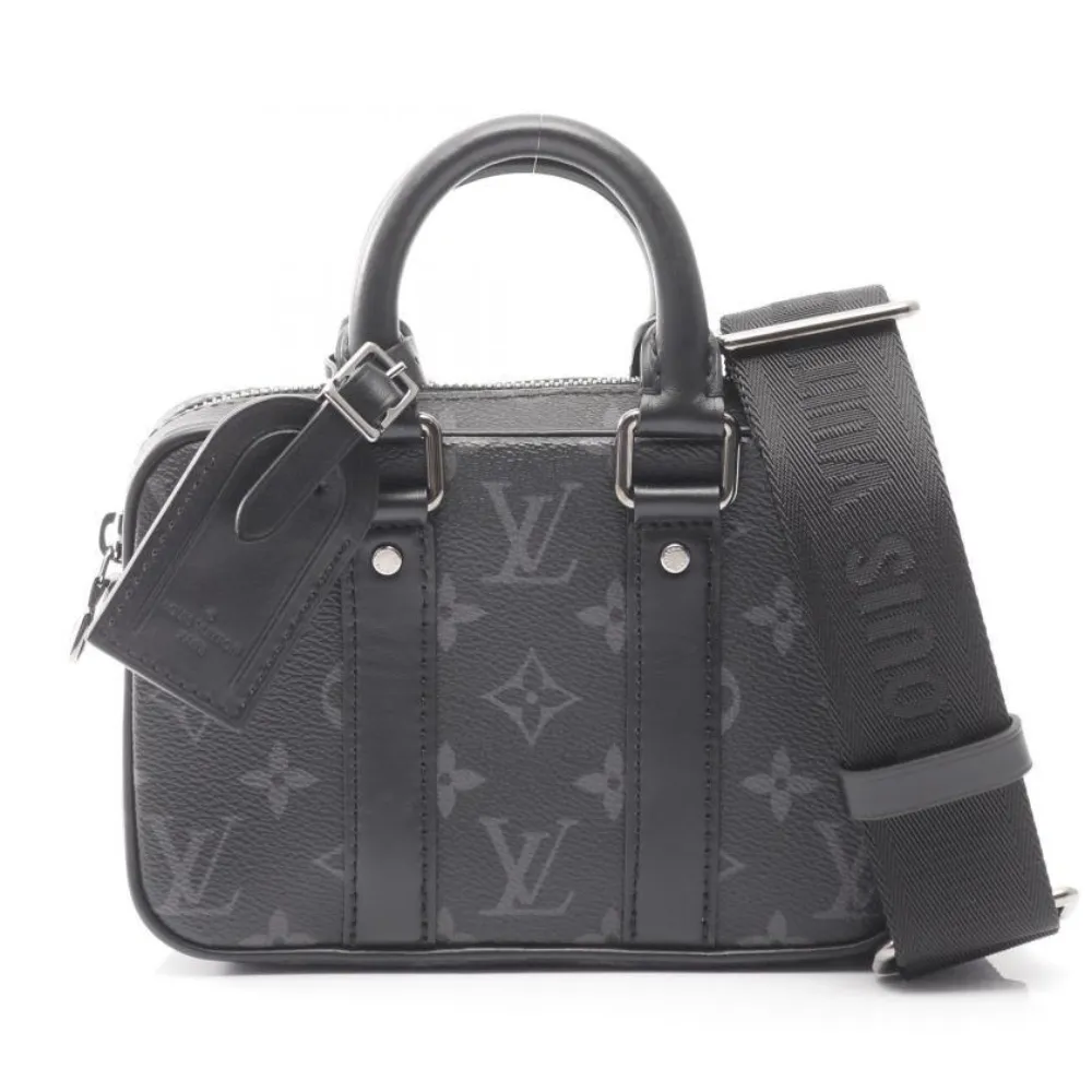 Louis Vuitton Pre-Owned Nano PDV monogram eclipse handbag | Black | Image 1