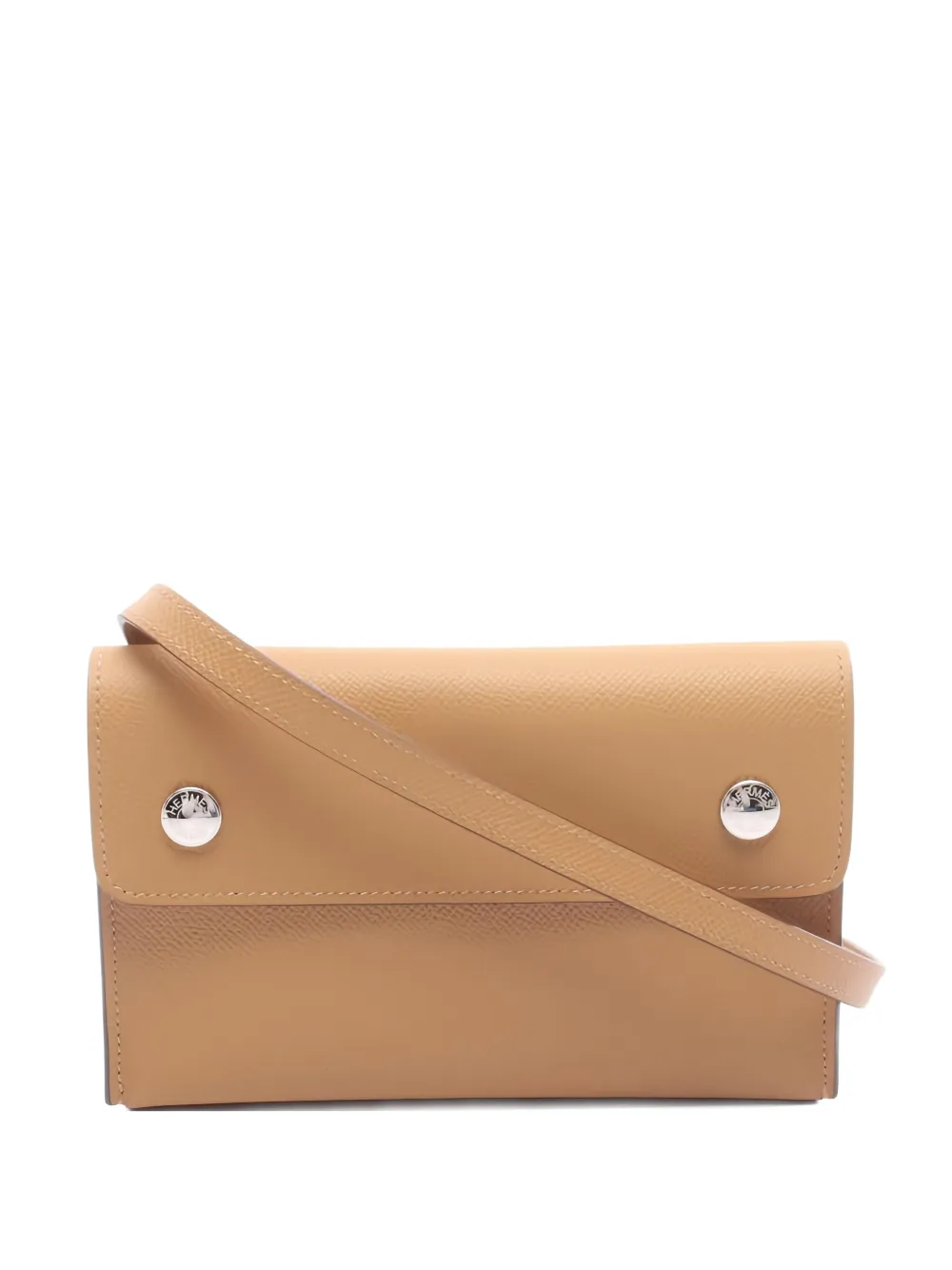 Pre-owned Hermes 2025 Nap To Go Biscuit Shoulder Bag In Neutral