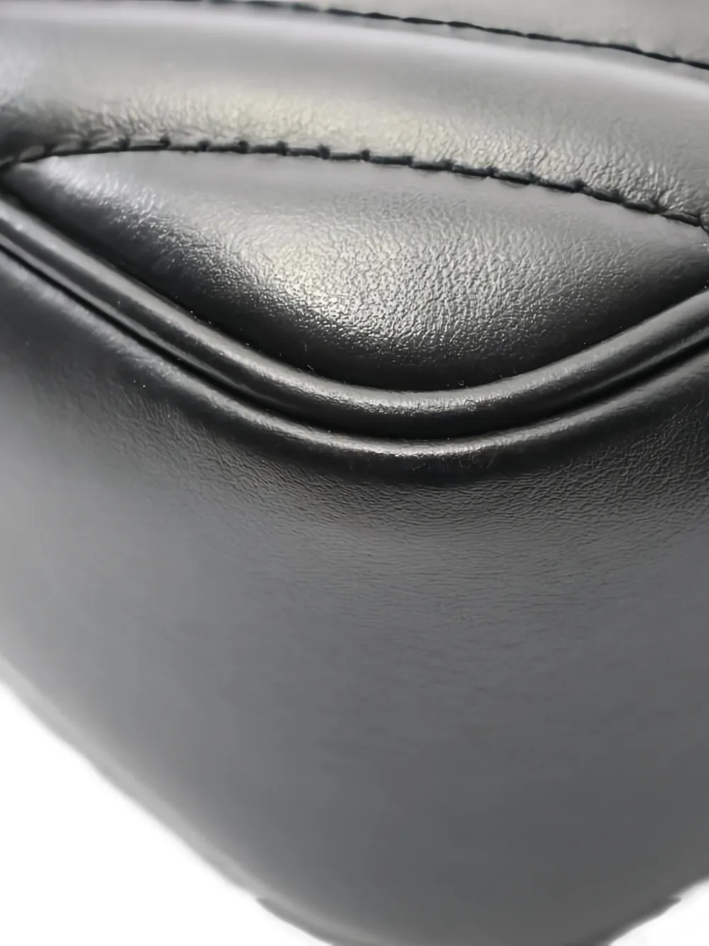 SAINT LAURENT Pre-owned Lou Monogram-quilted Leather Cross Body Bag In Black