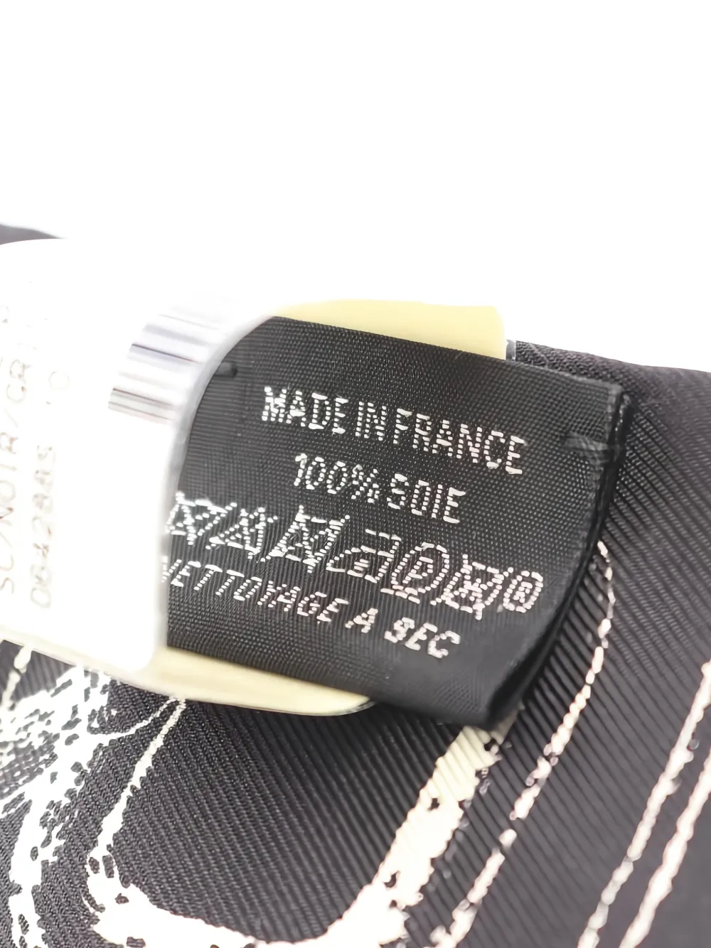 HERMES Pre-owned 2020s Inventaire Poetique De Brides A Bloc Ribbon Scarf In Black