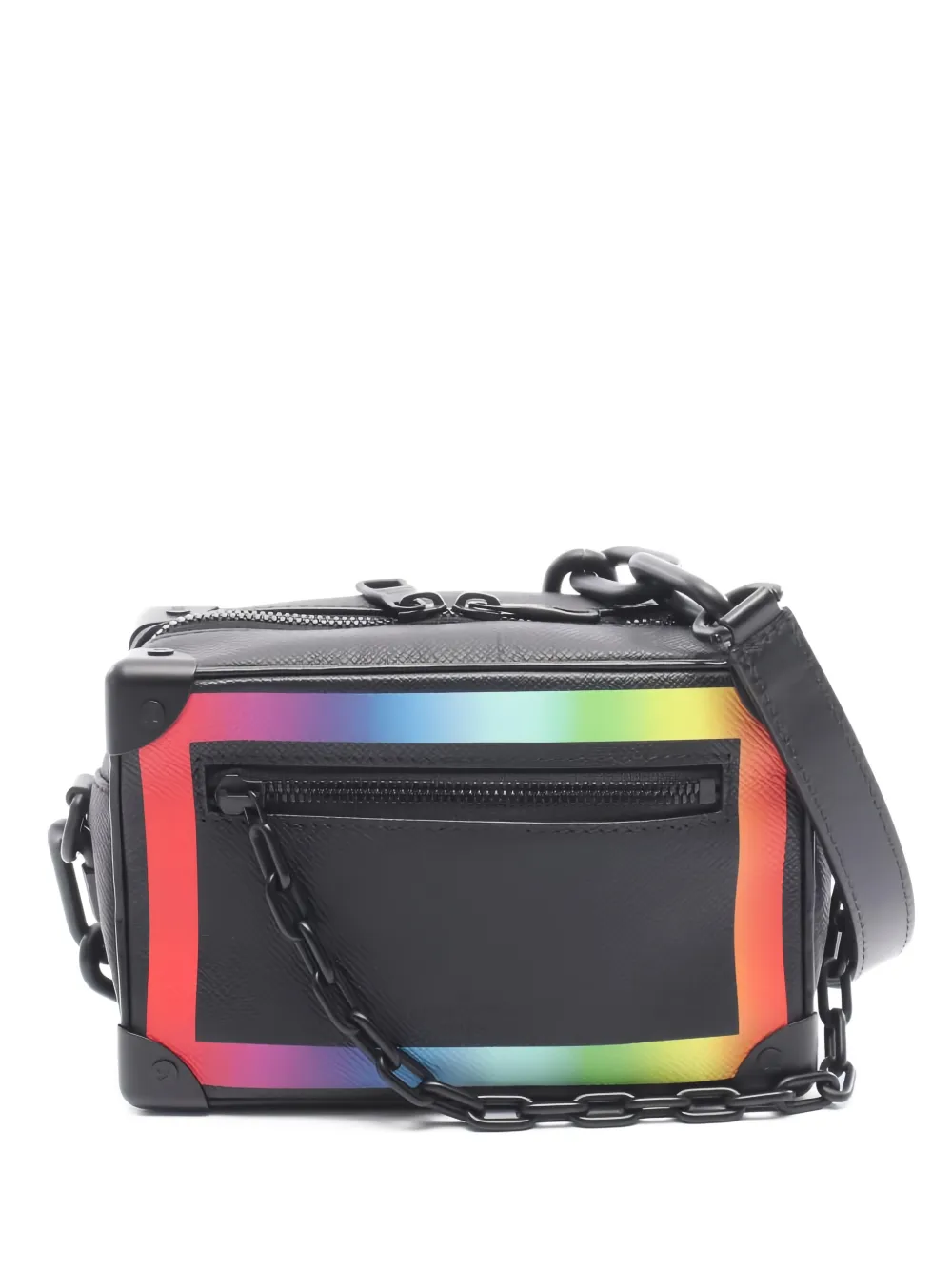 Louis Vuitton Pre-Owned mini Taiga Soft Trunk messenger bag | Black | Image 1