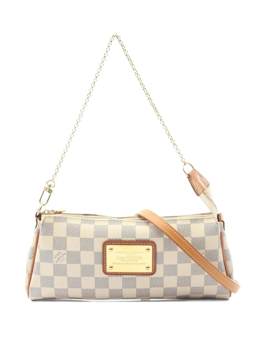 Pre-owned Louis Vuitton Eva Chain-strap Shoulder Bag In Neutral
