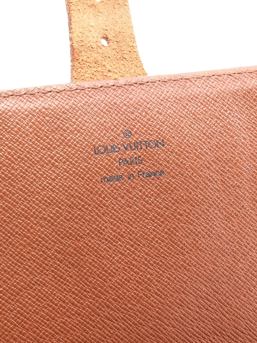 LOUIS VUITTON Pre-owned 1994 Cartesier Gm Monogram Pattern Shoulder Bag In Brown