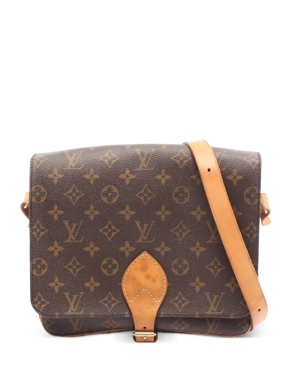Louis Vuitton Pre-Owned 1994 Cartesier GM monogram pattern shoulder bag | Brown | Image 1