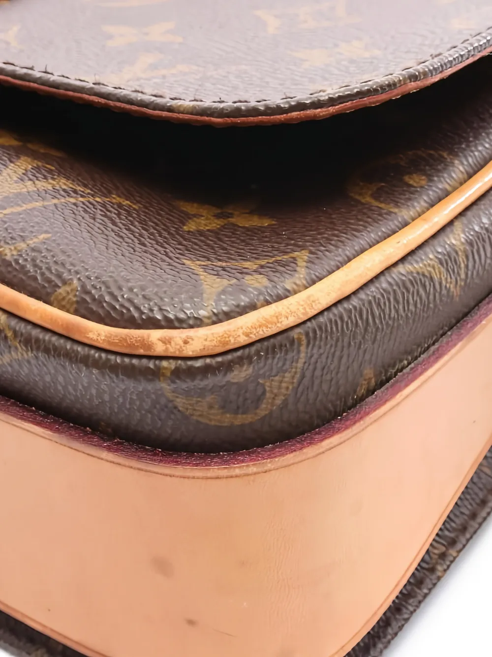 1994 Cartesier Gm Monogram Pattern Shoulder Bag