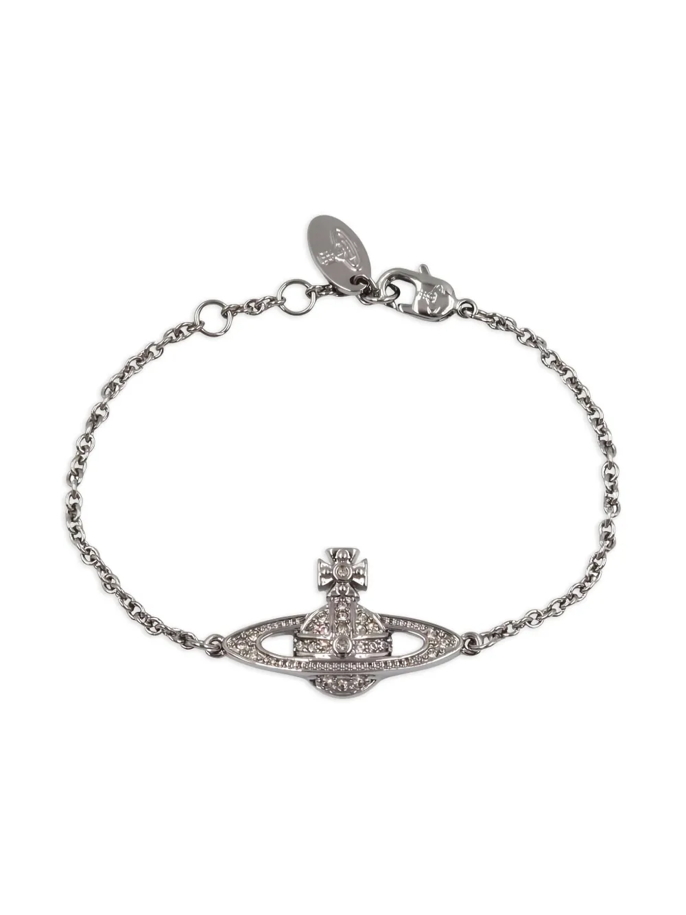 Vivienne Westwood Pre-Owned pulsera con dije Orb mini | plateado | Image 1
