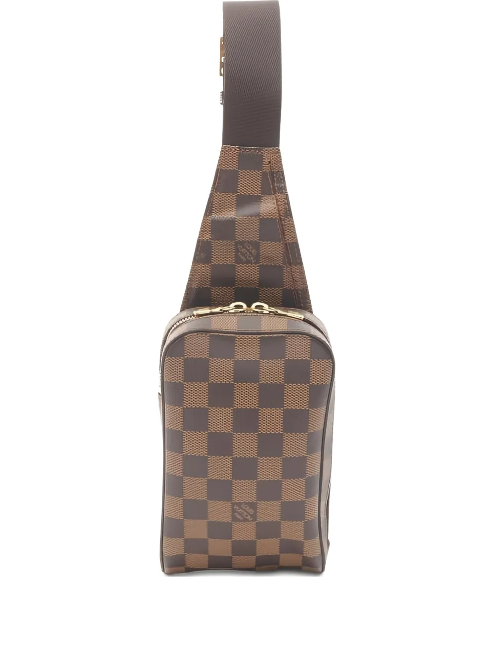 Louis Vuitton Pre-Owned 2004 Damier Geronimos chequered pattern body bag | marron | Image 1
