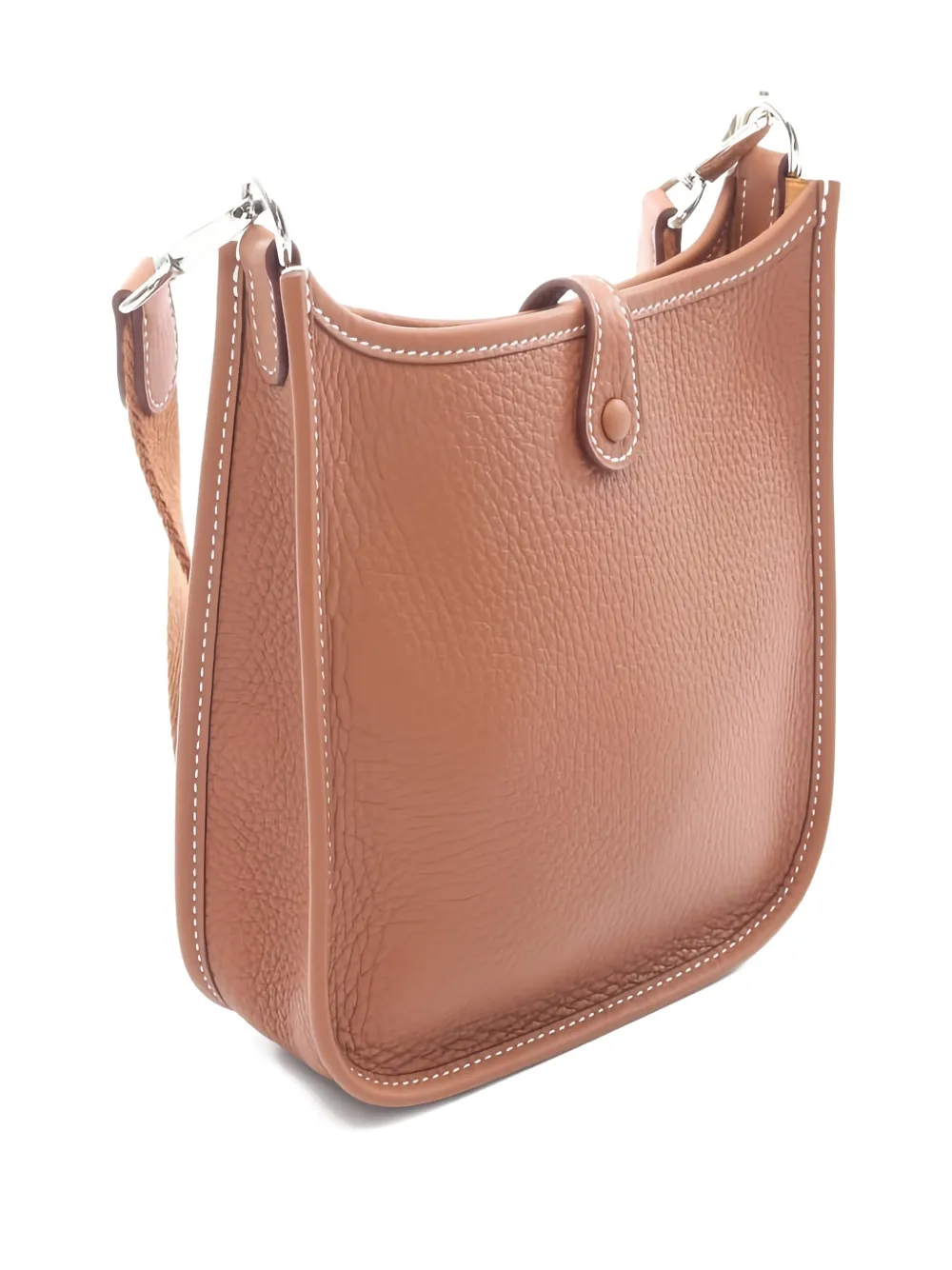 HERMES Pre-owned Evelyne Iii Clemence Leather Shoulder Bag In Brown