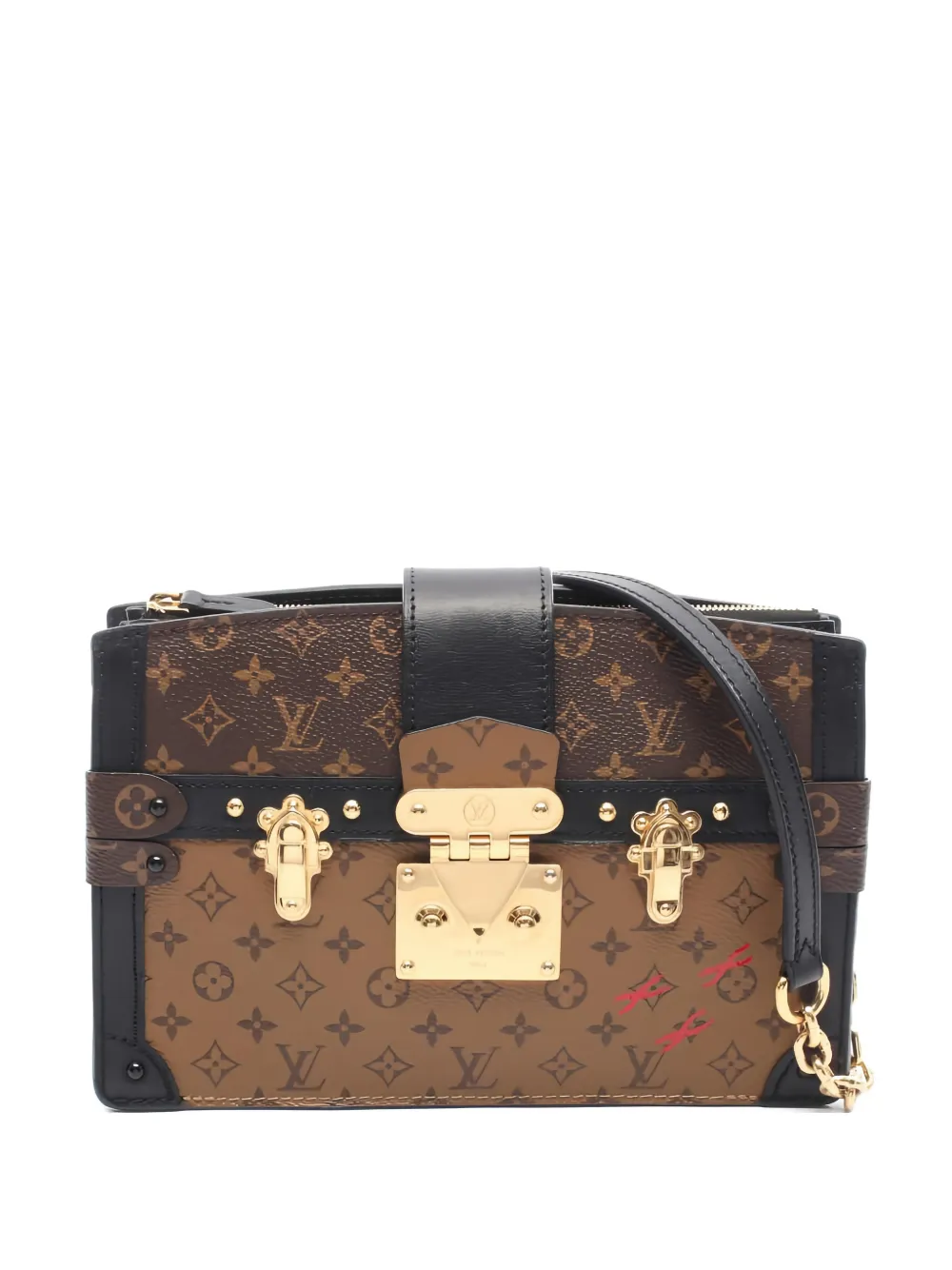 Pre-owned Louis Vuitton 2021s Monogram Canvas Trunk Cross Body Bag In Brown