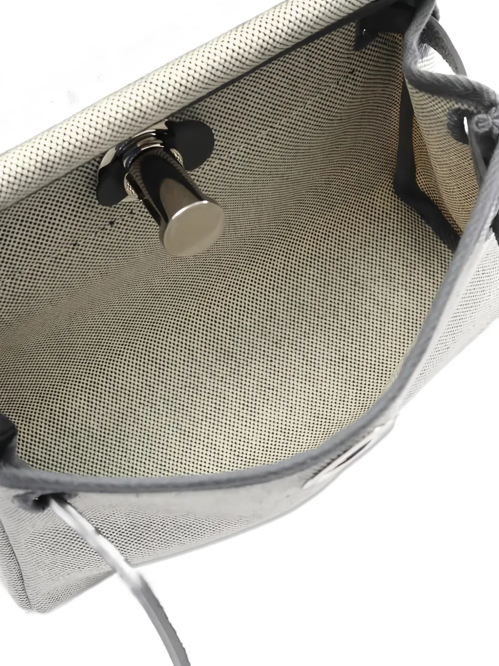 Pre-owned Hermes 2024 Zip Mini Airbag Cross Body Bag In Neutral