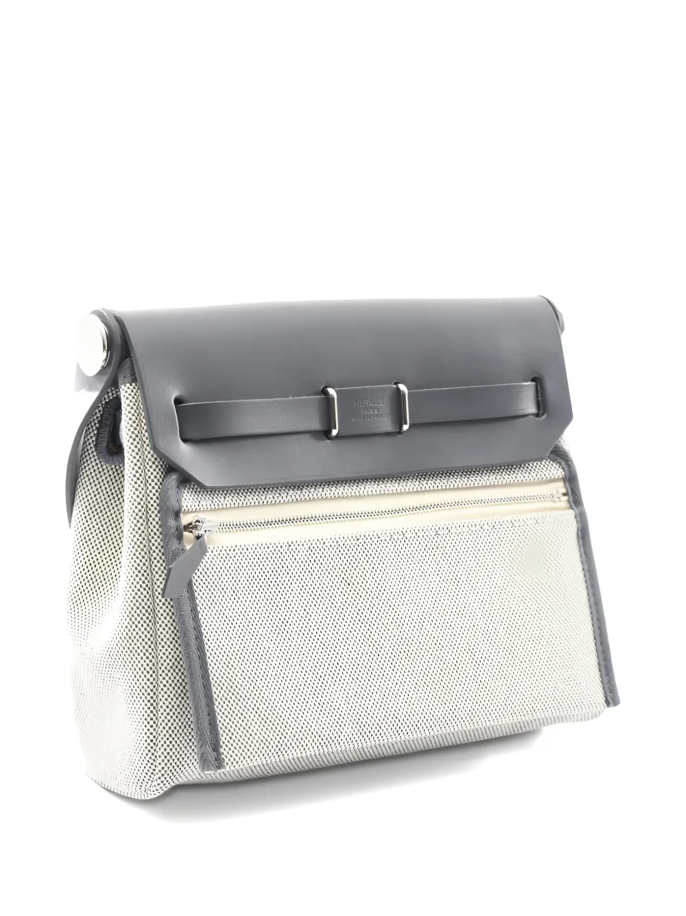 Pre-owned Hermes 2024 Zip Mini Airbag Cross Body Bag In Neutral