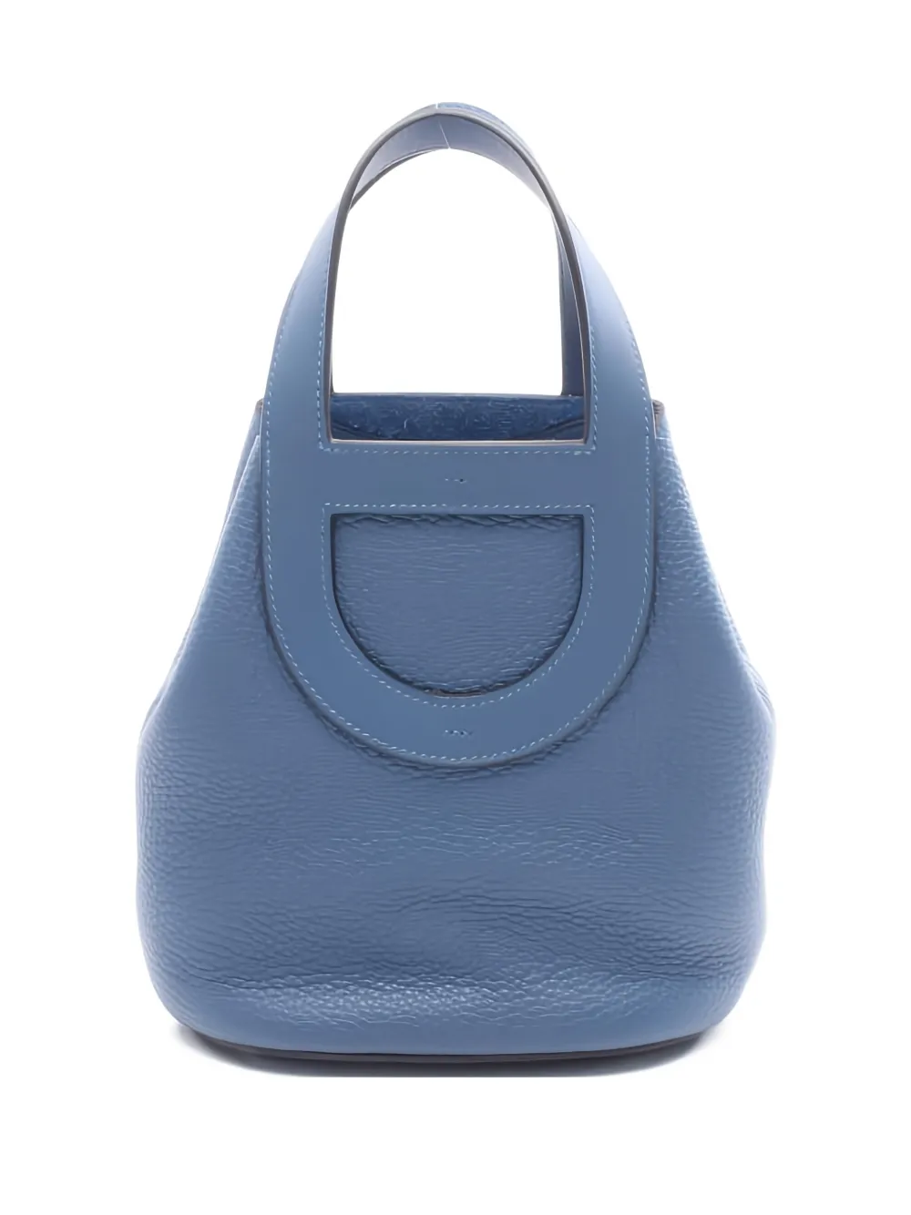 Pre-owned Hermes 2025 In-the-loop 18 Bucket Bag In Blue