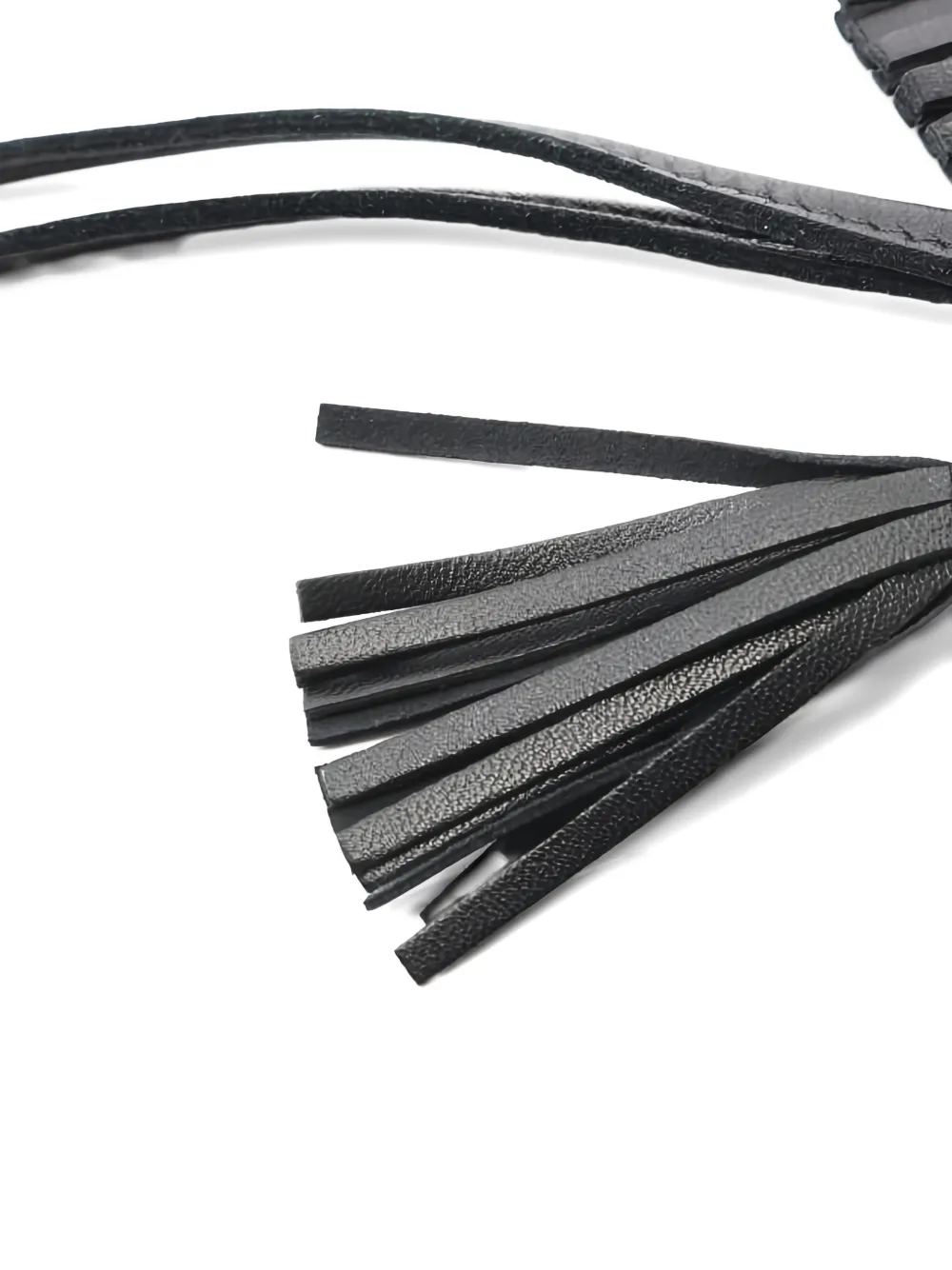 Pre-owned Hermes Rodeo Pm Horse Tassels Bag Charm In Black