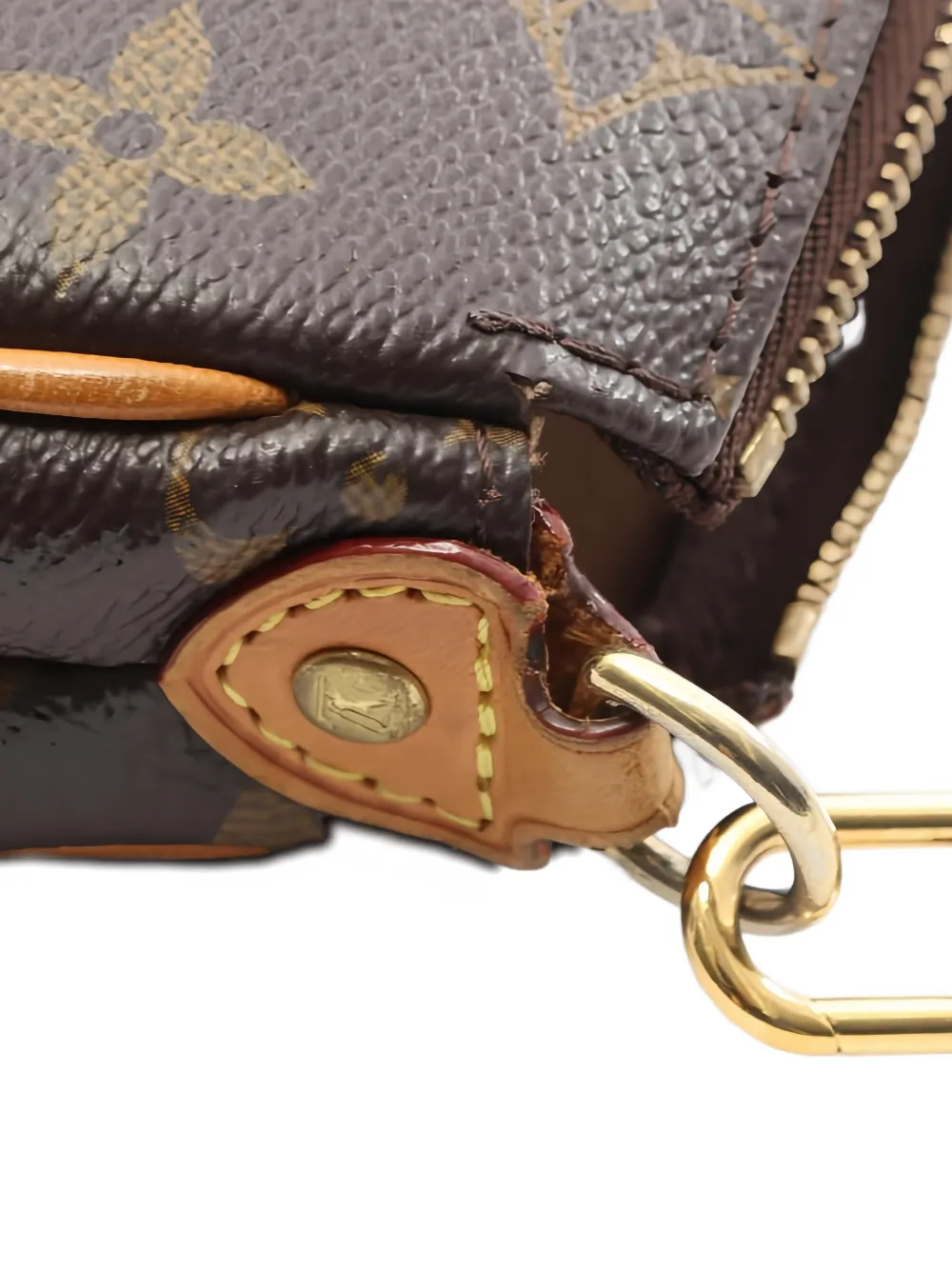 Pre-owned Louis Vuitton Eva Monogram Chain-strap Shoulder Bag In Brown