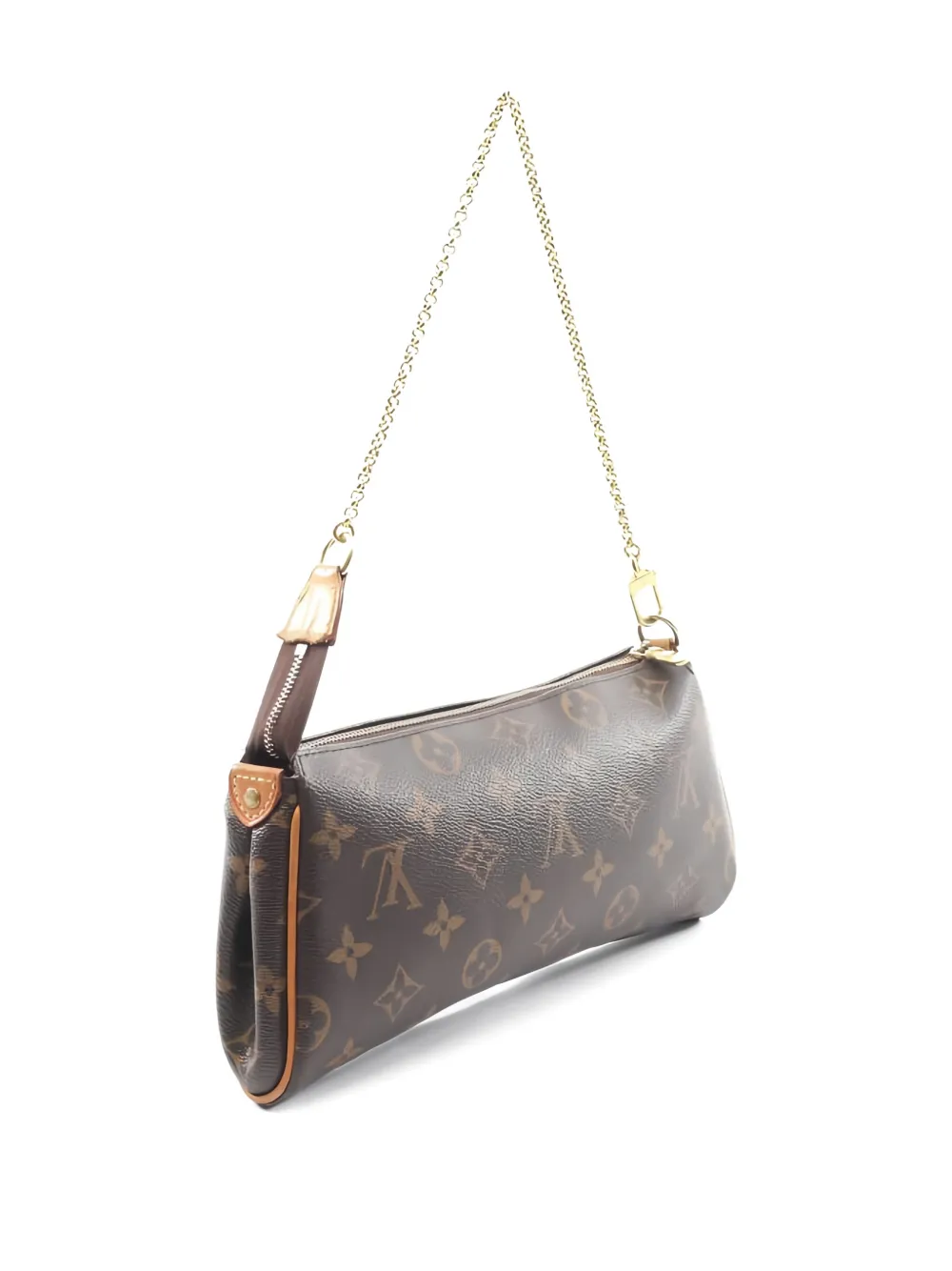 Pre-owned Louis Vuitton Eva Monogram Chain-strap Shoulder Bag In Brown