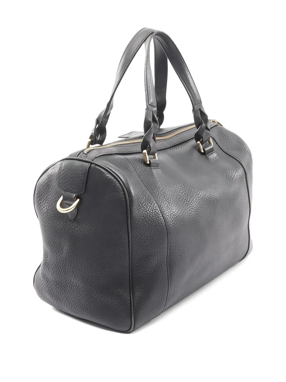 LOEWE Pre-owned 2000s Mini Fusta 32 Leather Tote Bag In Black