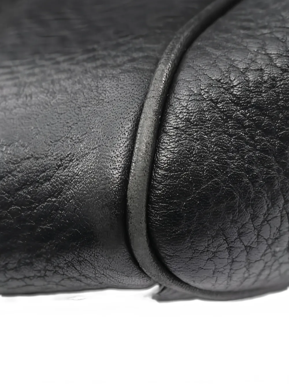 LOEWE Pre-owned 2000s Mini Fusta 32 Leather Tote Bag In Black