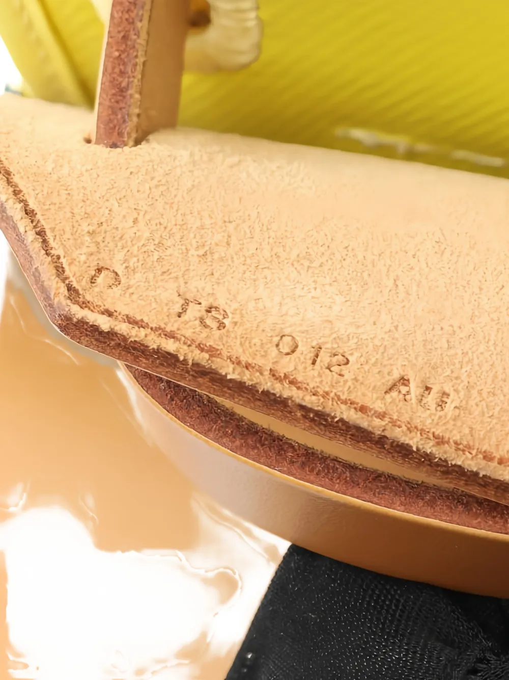 Pre-owned Hermes 2019 Herbag Pm Tote Bag In Yellow