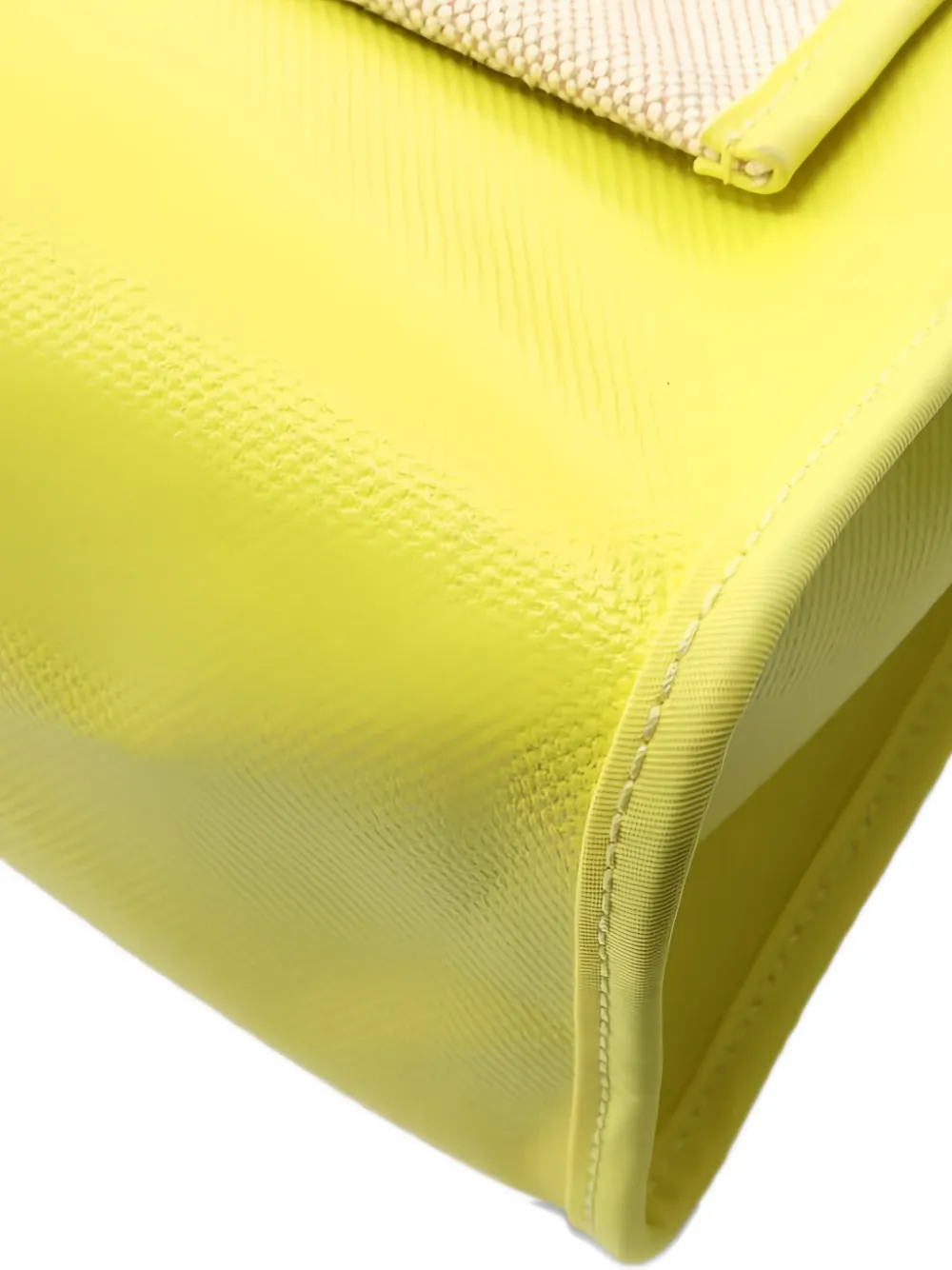 Pre-owned Hermes 2019 Herbag Pm Tote Bag In Yellow