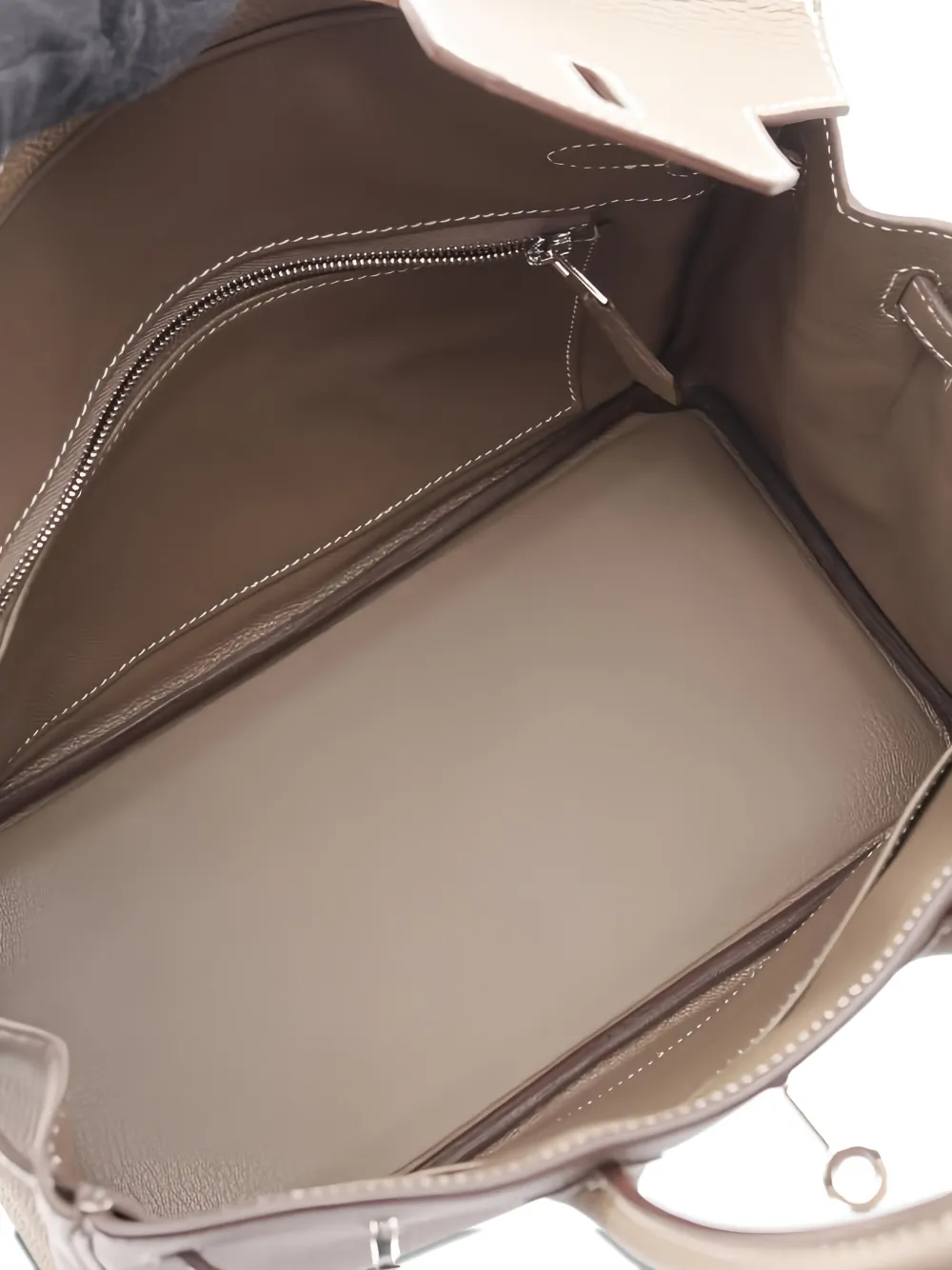 Pre-owned Hermes 2021 Birkin 25 Handbag In Neutral