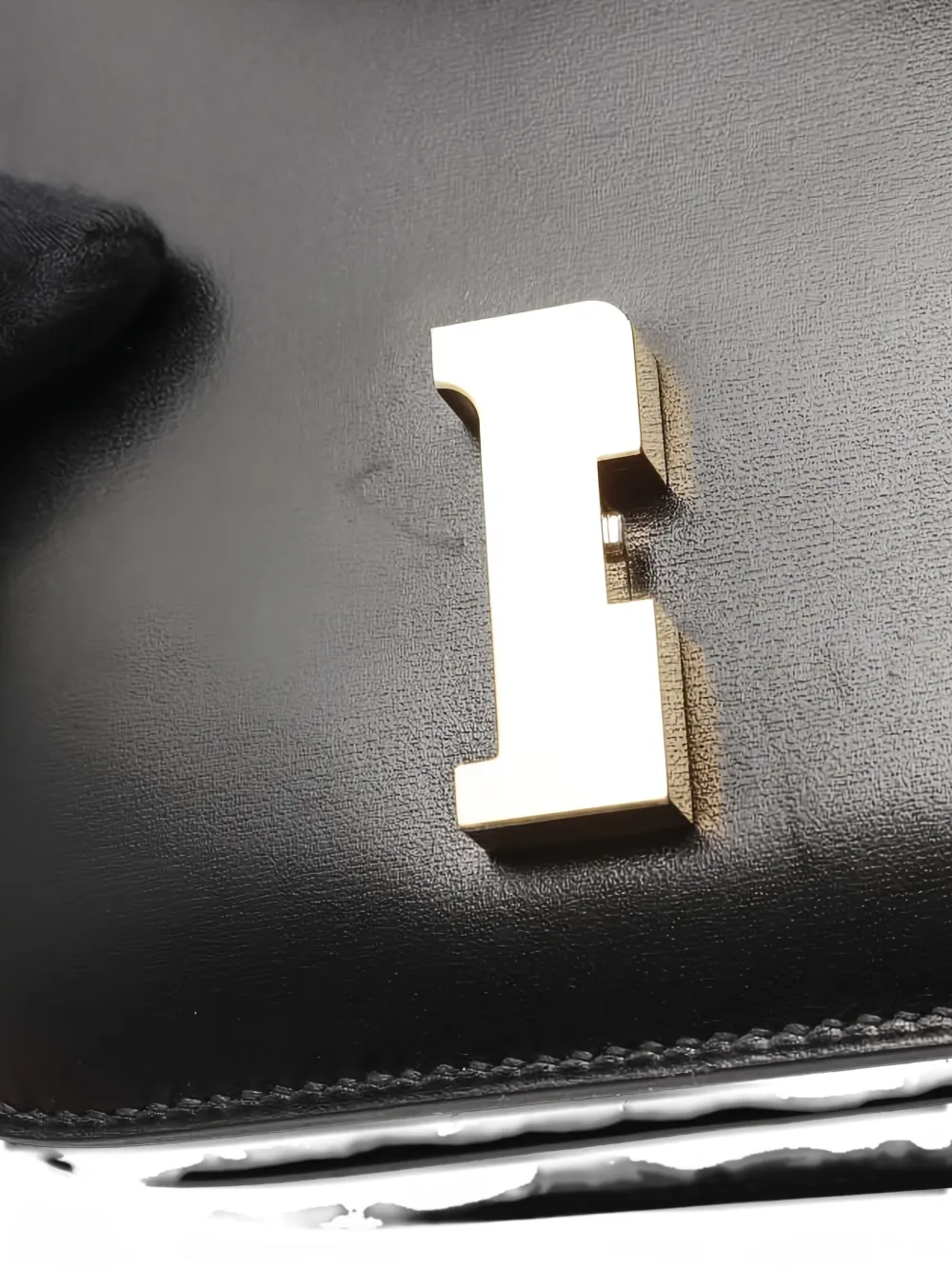 Pre-owned Hermes 2024 Mini Constance Iii Shoulder Bag In Black