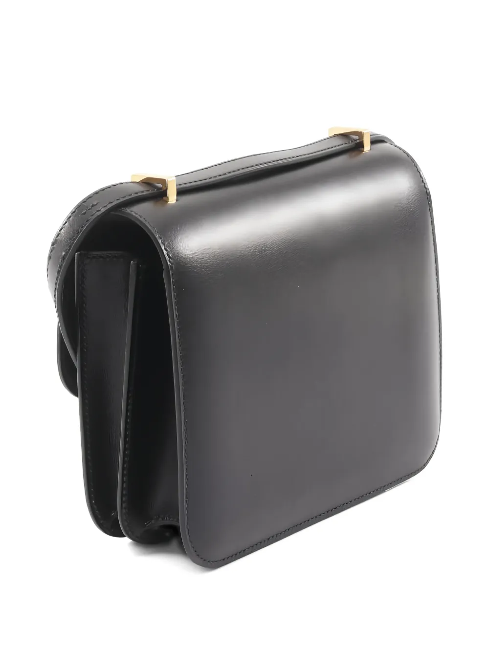 Pre-owned Hermes 2024 Mini Constance Iii Shoulder Bag In Black