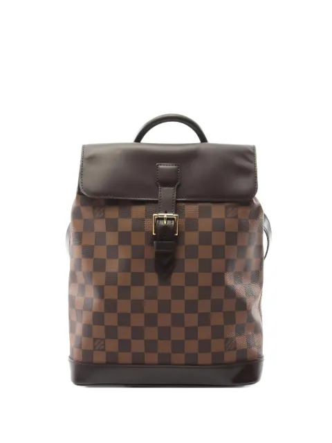 Louis Vuitton Pre-Owned 1999 Soho Damier Ebène buckled backpack