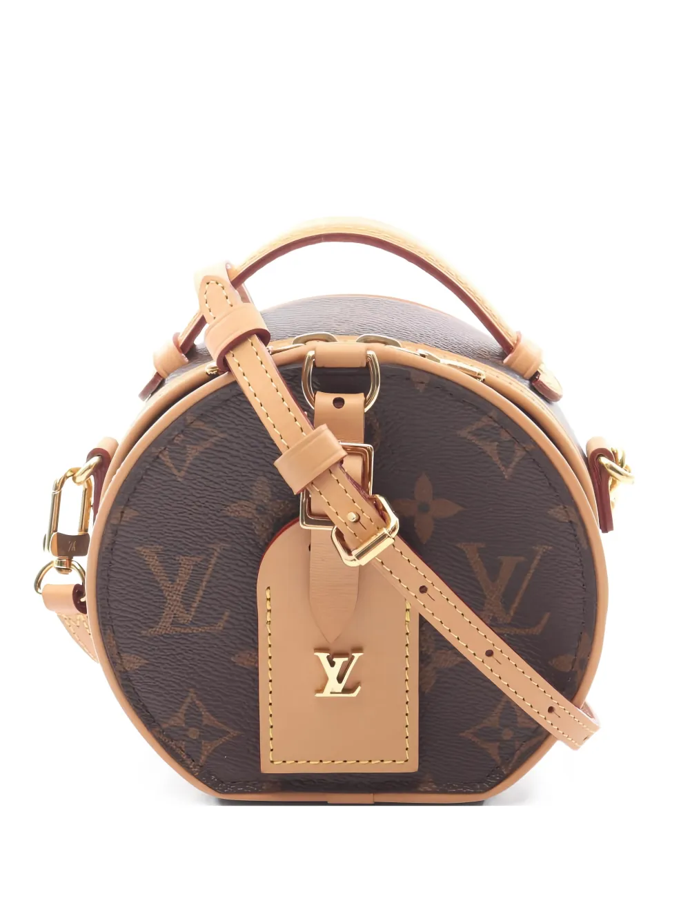 Louis Vuitton Pre-Owned mini Boite Chapeau monogram-pattern cross body bag - Marrone