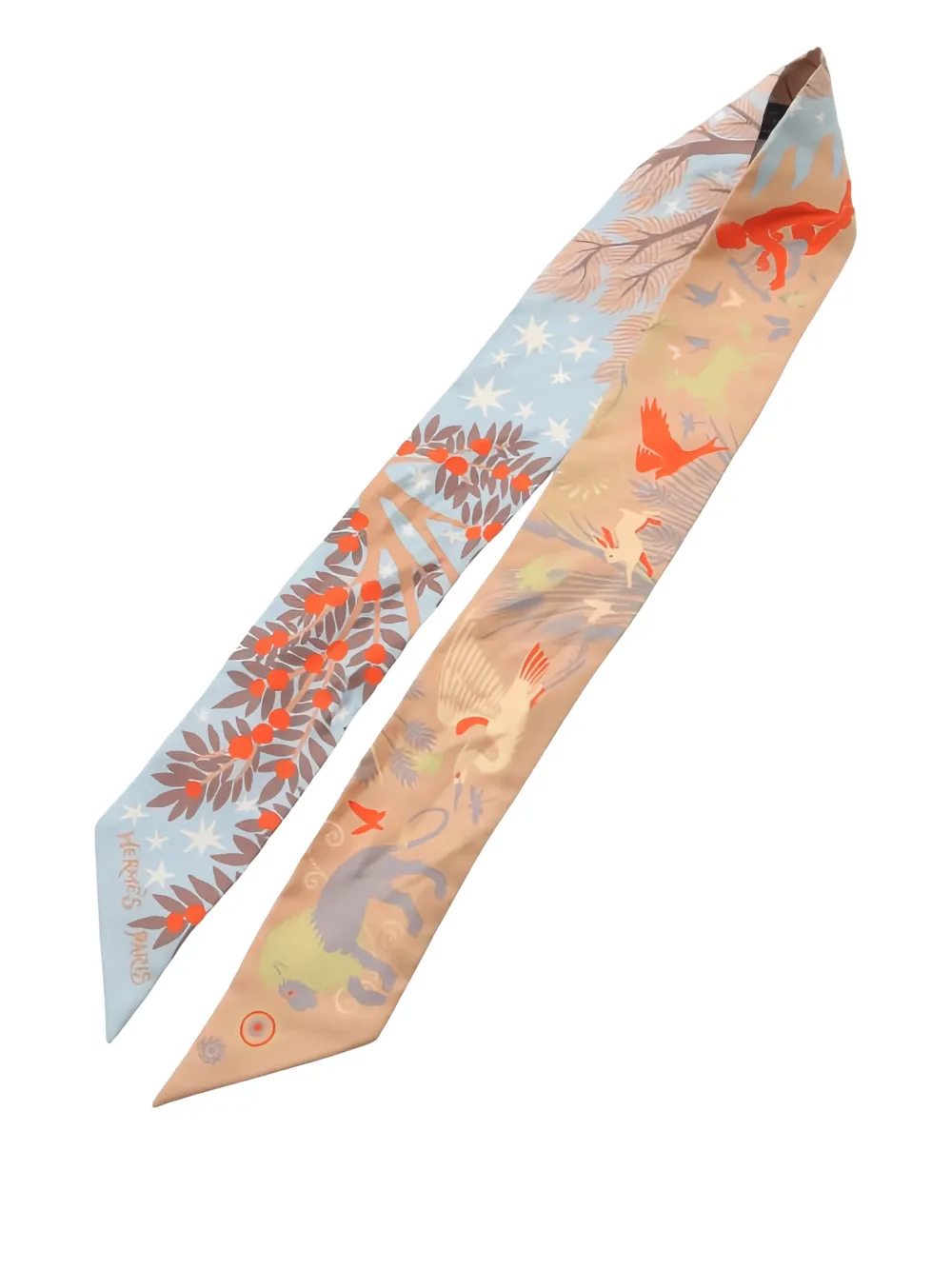 Hermès Pre-Owned 2000s Le Charme D'Orphee ribbon scarf | Image 2