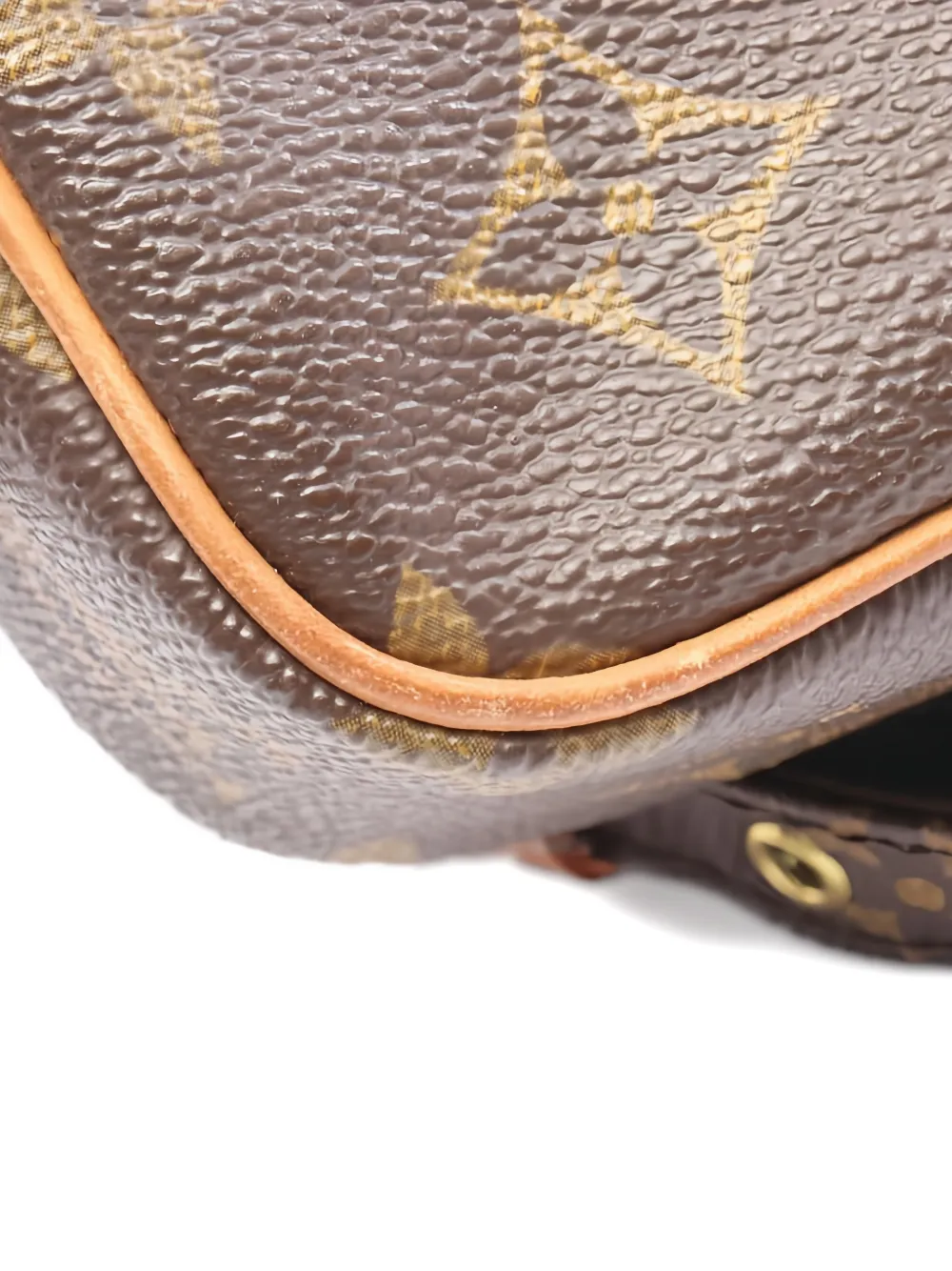 Pre-owned Louis Vuitton 1990 Marly Monogram Bandouliere Cross Body Bag In Brown