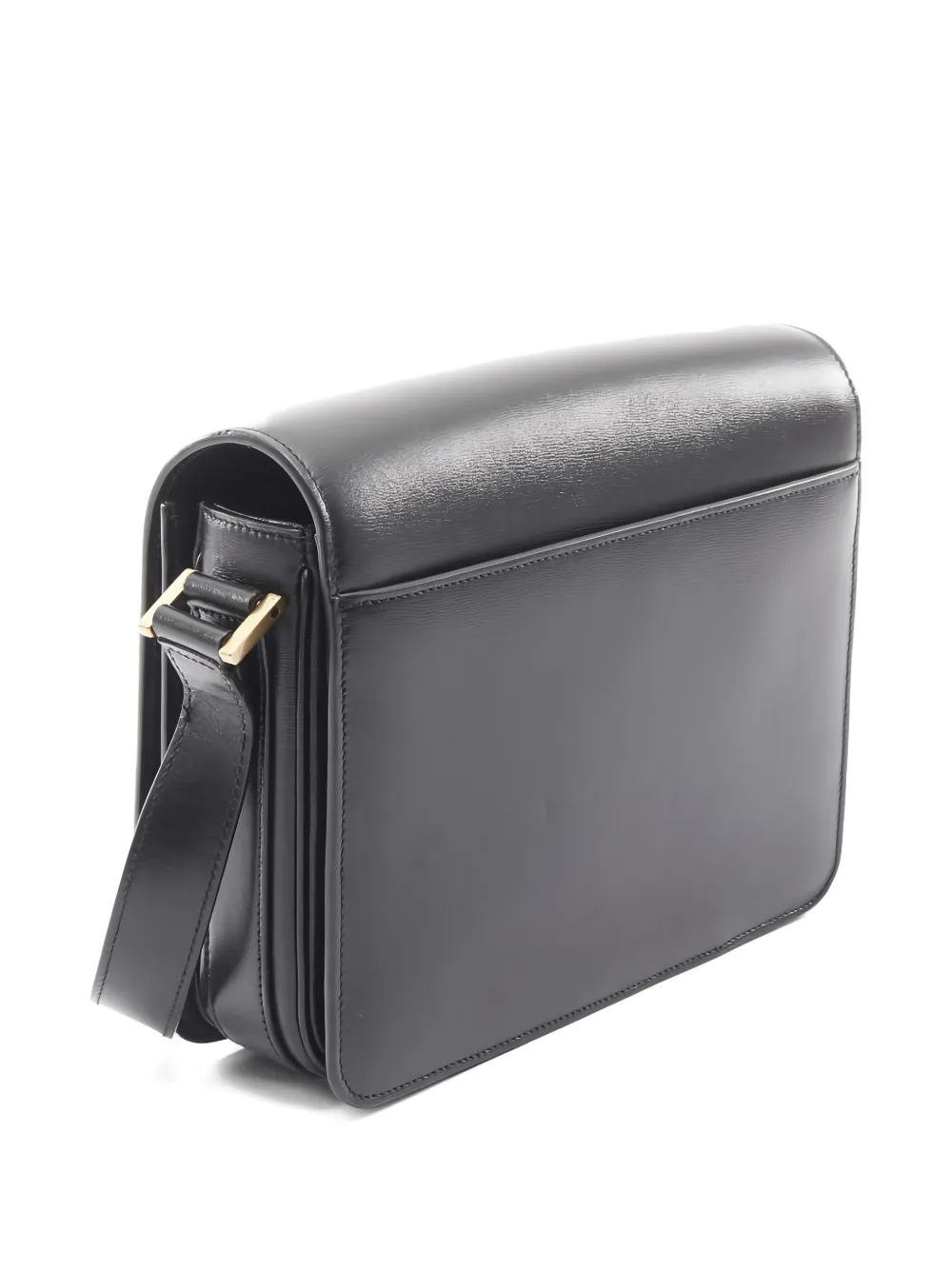 Pre-owned Saint Laurent 2010s Le 61 Leather Cross Body Bag In Black