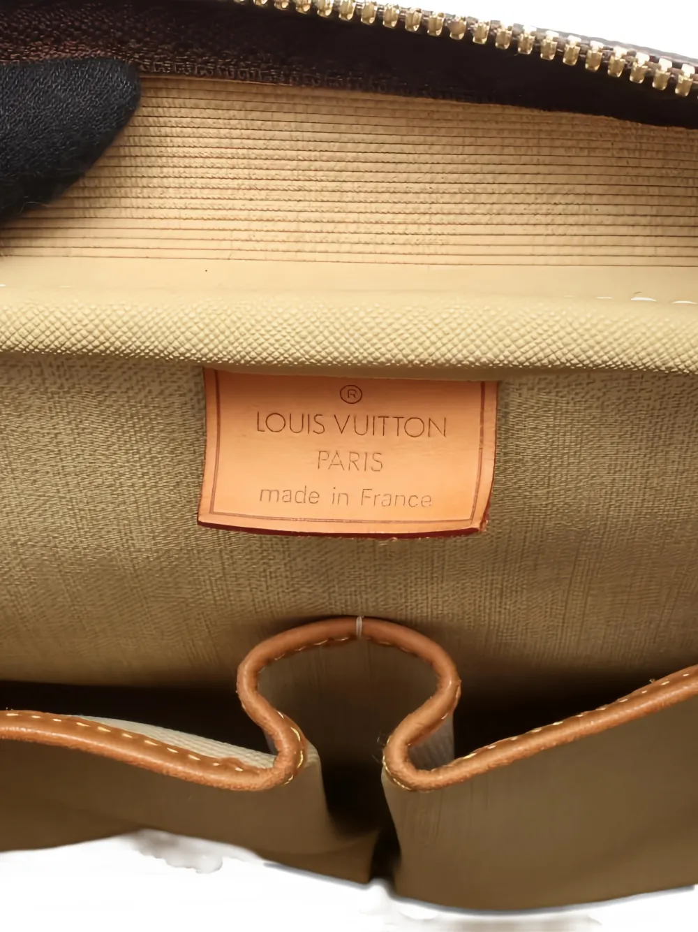 LOUIS VUITTON Pre-owned 2001 Deauville Monogram Tote Bag In Brown