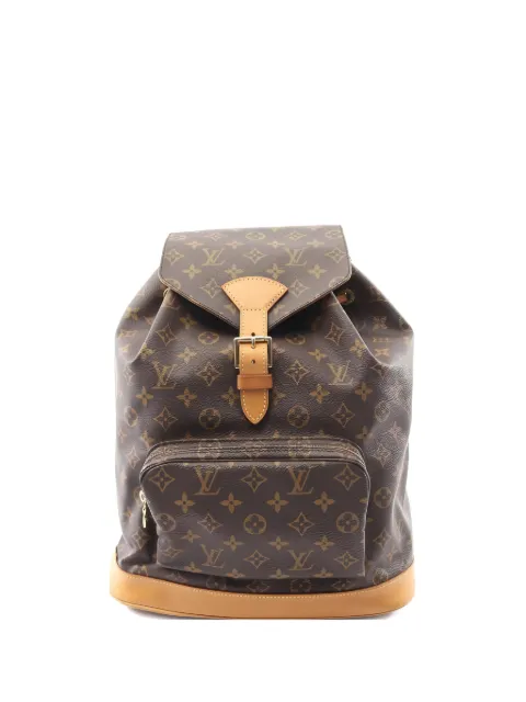 Louis Vuitton Pre-Owned Montsouris GM Monogram Canvas backpack