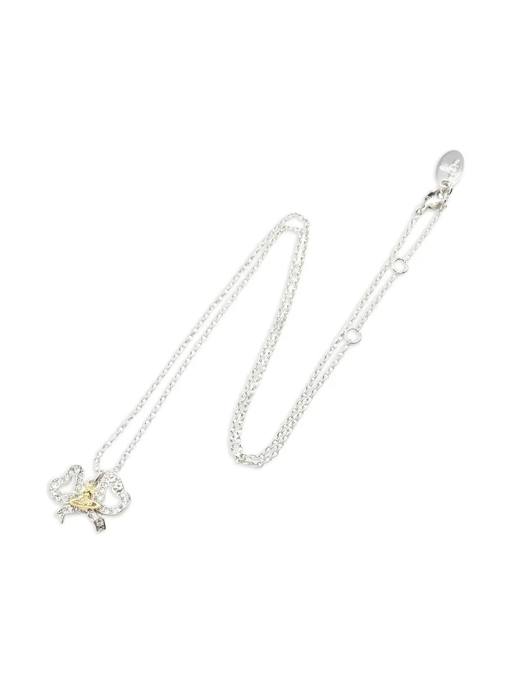 Vivienne Westwood Pre-Owned collar Rigoberta con dije Orb | plateado | Image 1